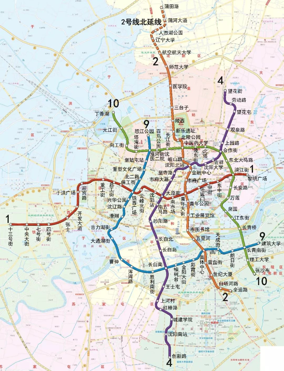 沈陽地鐵7號線最新線路圖全面解析